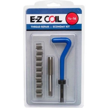 E-Z LOK Free-Running Helical Insert Repair Kit, Helical Inserts, 1/4"-20, Plain 18-8 Stainless Steel EK20815